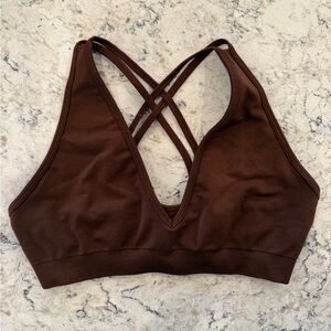 Alphalete Amplify Deep V Bra - Manhattan